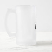 Marabou Stork Santa Mattglas Bierglas (Links)