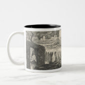 Marabout und Prozession: Tlemcen Zweifarbige Tasse (Links)