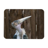 Marabu-Storch Magnet (Horizontal)