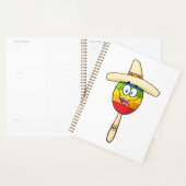 Maraca with Sombrero Colorful Fiesta Planer (Anzeige)
