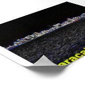 Maracaibo @ Nacht Poster (Ecke)