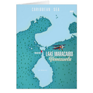 Maracaibo See, Venezuela Karte Navigation.