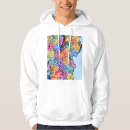 Maracaibo Venezuela City Map Hoodie