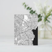 Maracaibo Venezuela Map Postkarte (Stehend Vorderseite)