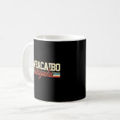 Maracaibo Venezuela Reisen Souvenirs Retro Geschen Kaffeetasse (Vorderseite Links)