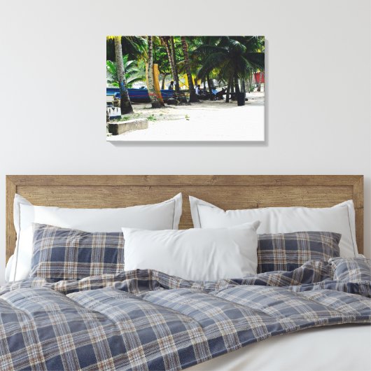 Maracas Beach - Trinidad - Leinwand Art - Pirogues (Insitu (Schlafzimmer))