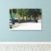 Maracas Beach - Trinidad - Leinwand Art - Pirogues (Insitu (Holzboden))