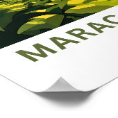 Maracas Beach Trinidad Reisen Print Poster (Ecke)