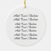 Maracas - Cinco de Mayo - Feliz Navidad Keramikornament (Hinten)