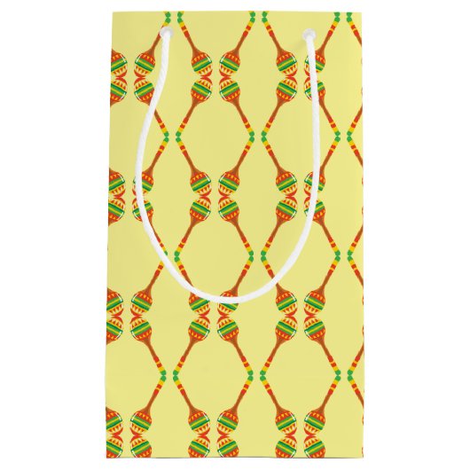 Maracas Pattern Kleine Geschenktüte (Vorderseite)