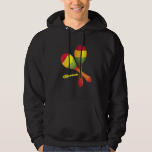 Maracas Schlagzeug Mexicanisch Latin Music Rumba S Hoodie