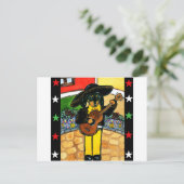 Marachi Dackel Postkarte (Stehend Vorderseite)