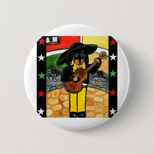 Marachi Doxie Button (Vorderseite)