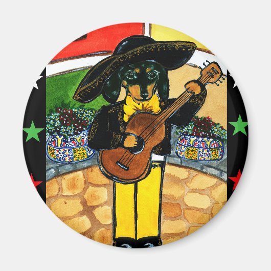 Marachi Doxie Magnet (Vorne)