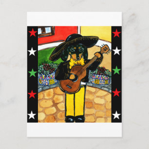 Marachi Doxie Postkarte