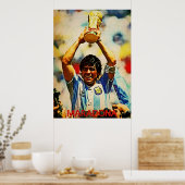 Maradona - D10S Poster (Küche)
