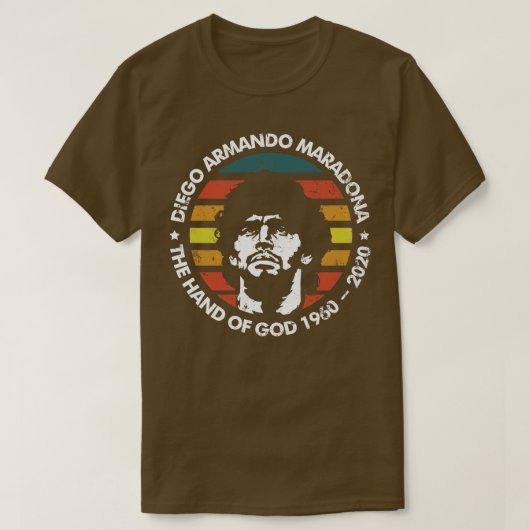 Maradona Die Hand Gottes T-Shirt (Design vorne)