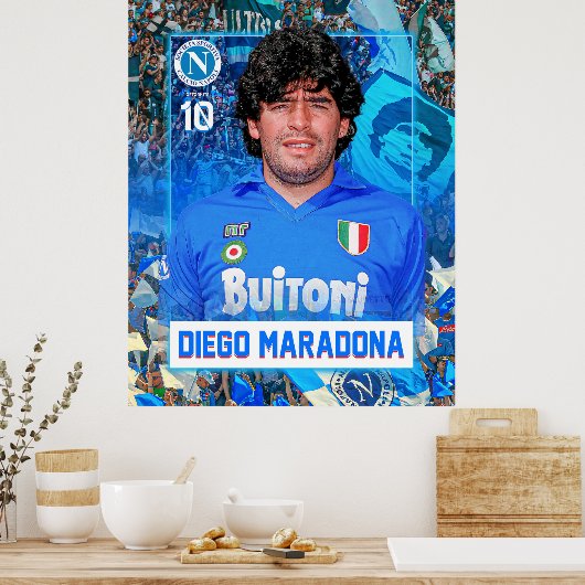Maradona Poster (Küche)