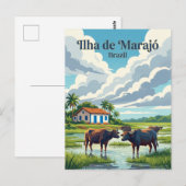 Marajó Brasilien Postkarte (Vorne/Hinten)