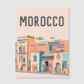 Marakech Magnetkarte (Vorderseite)