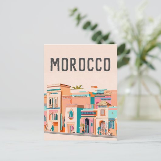 Marakech Postkarte (Stehend Vorderseite)