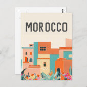 Marakech Postkarte (Vorne/Hinten)