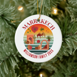 MARAKKESH Marokko Familienurlaub Souvenir Keramik Ornament
