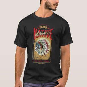 Marameg Native Amerikanische Ureinwohner Warrior S T-Shirt
