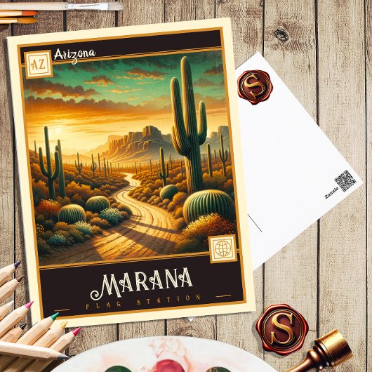 Marana, Arizona | Vintage Postkarte