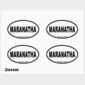 Maranantha Euro Style Ovaler Aufkleber (Blatt)