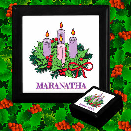 MARANATHA Advent Wreath  Erinnerungskiste