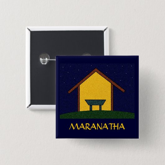 MARANATHA! BUTTON (Vorne & Hinten)