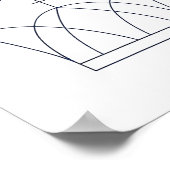 Maranatha Christian Modern Minimalist Poster (Ecke)