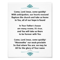 Maranatha Christlich Gedicht