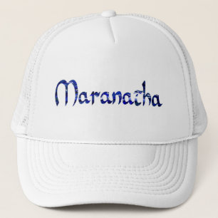 Maranatha Effet Blau Truckerkappe