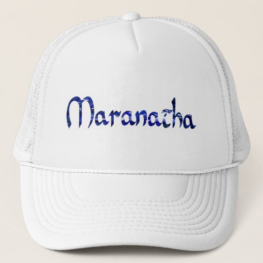 Maranatha Effet Blau Truckerkappe (Vorderseite)