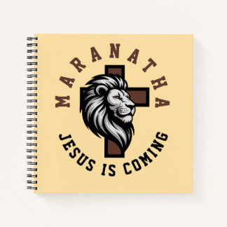 Maranatha Jesus is coming  Notizblock