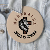 Maranatha Jesus kommt Button (Beispiel)