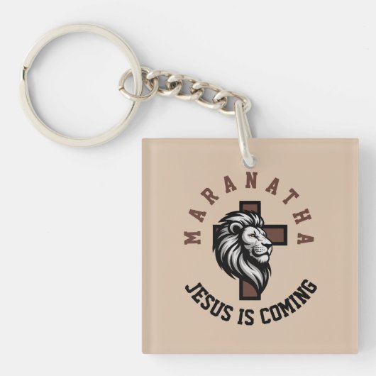 Maranatha Jesus kommt Schlüsselanhänger (Vorderseite)