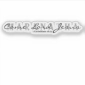 Maranatha - Komm, Herr Jesus Aufkleber (Vorderseite)