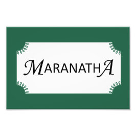 Maranatha! Komm schnell, Herr Jesus Christlich Fotodruck