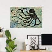 Maranda's Octopus - 36" x 24" Poster (Heimbüro)