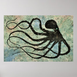 Maranda's Octopus - 36" x 24" Poster