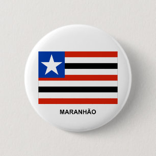 Maranhão, Brasilien-Flagge Button