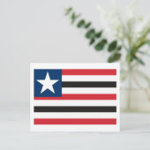 Maranhao Flag Postcard Postkarte (Stehend Vorderseite)