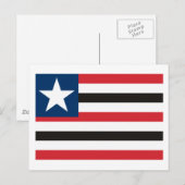 Maranhao Flag Postcard Postkarte (Vorne/Hinten)