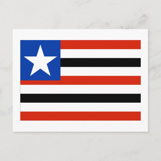 Maranhão, Flagge Brasiliens Postkarte (Vorderseite)