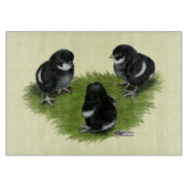 Marans Black Copper Chicks Schneidebrett (Vorderseite)