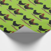 Marans Black Copper Geschenkpapier (Ecke)