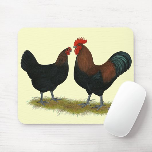 Marans Black Copper Mousepad (Mit Mouse)